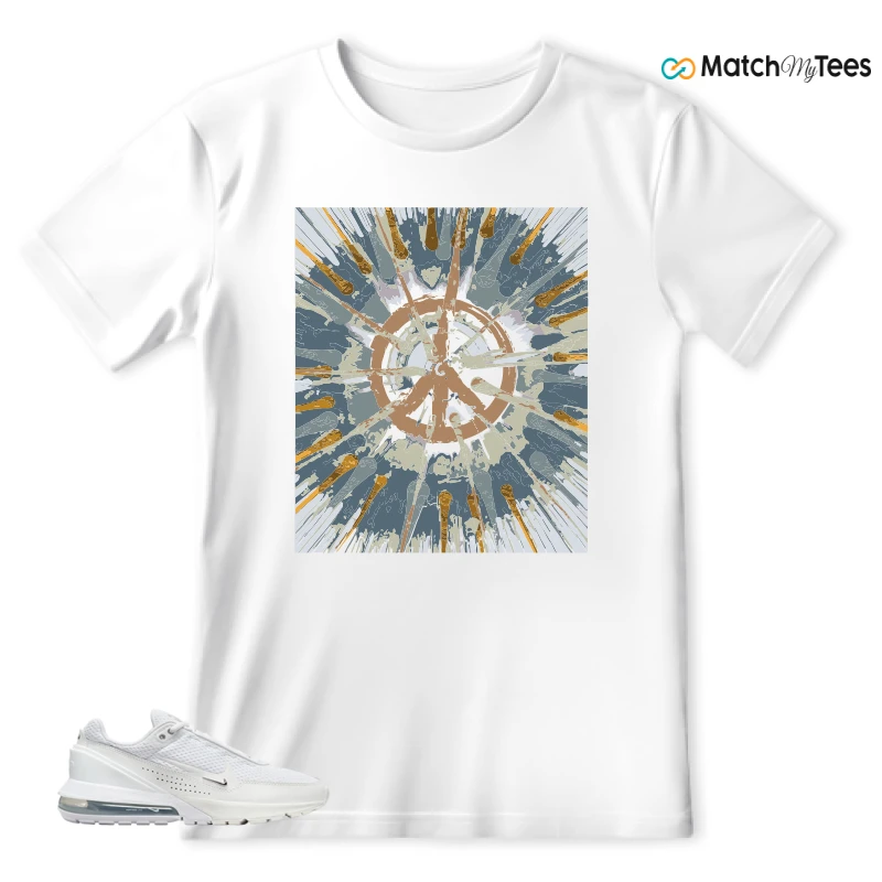 NIKE AIR MAX PULSE WHITE CHROME SNEAKER Matching Tees t-shirt