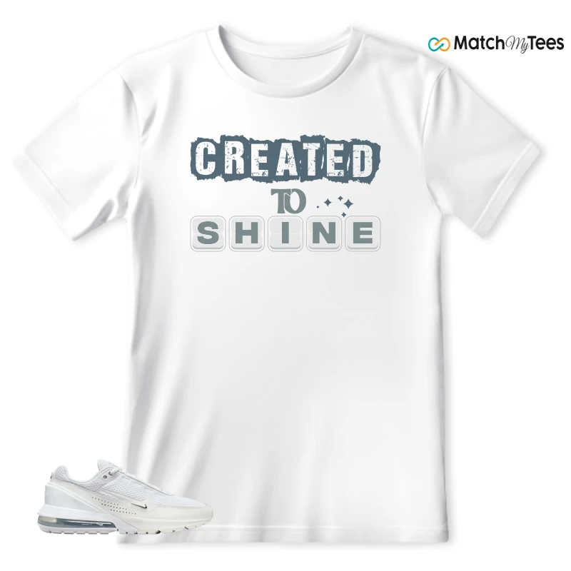 NIKE AIR MAX PULSE WHITE CHROME SNEAKER Matching Tees t-shirt