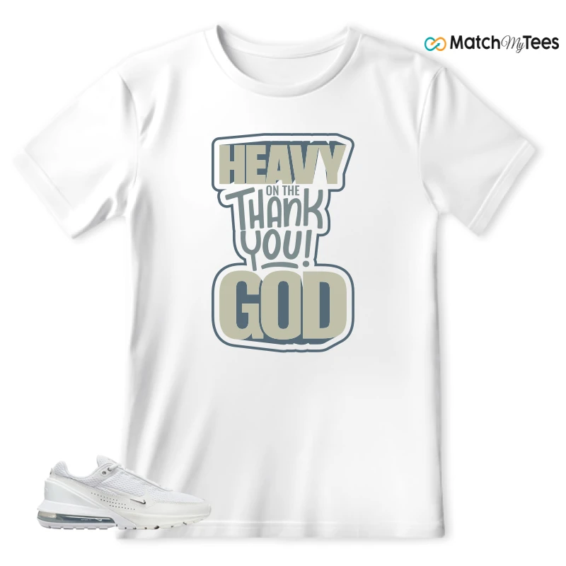 NIKE AIR MAX PULSE WHITE CHROME SNEAKER Matching Tees T-shirt for Men