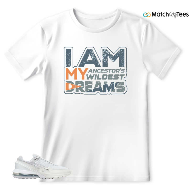 NIKE AIR MAX PULSE WHITE CHROME SNEAKER Matching Tees t-shirt