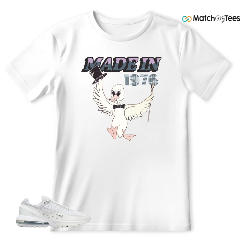 NIKE AIR MAX PULSE WHITE CHROME SNEAKER Matching Tees t-shirt