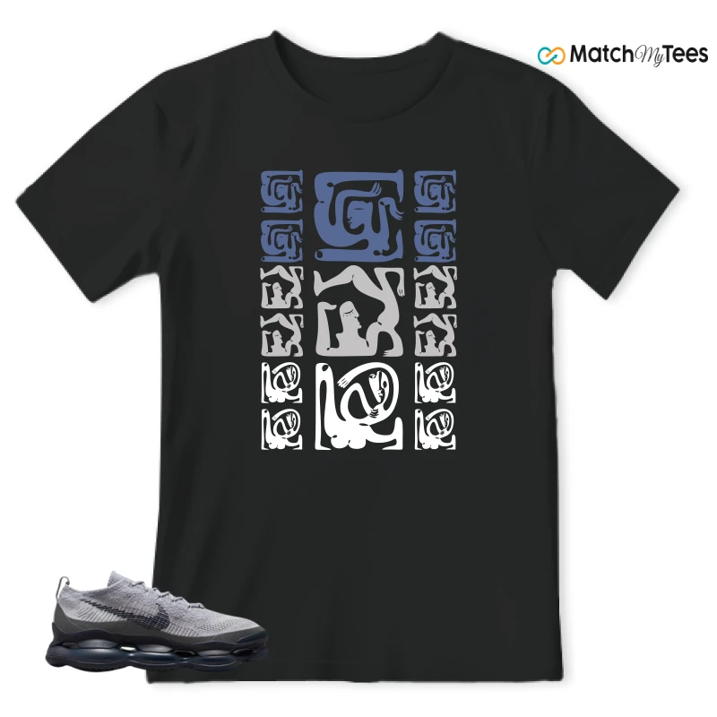NIKE AIR MAX SCORPION DARK PEWTER MIDNIGHT NVAY SNEAKER Matching Tees t-shirt