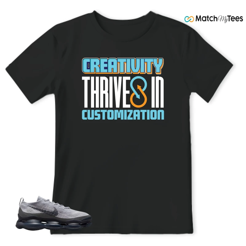 NIKE AIR MAX SCORPION DARK PEWTER MIDNIGHT NVAY SNEAKER Matching Tees T-shirt for Men