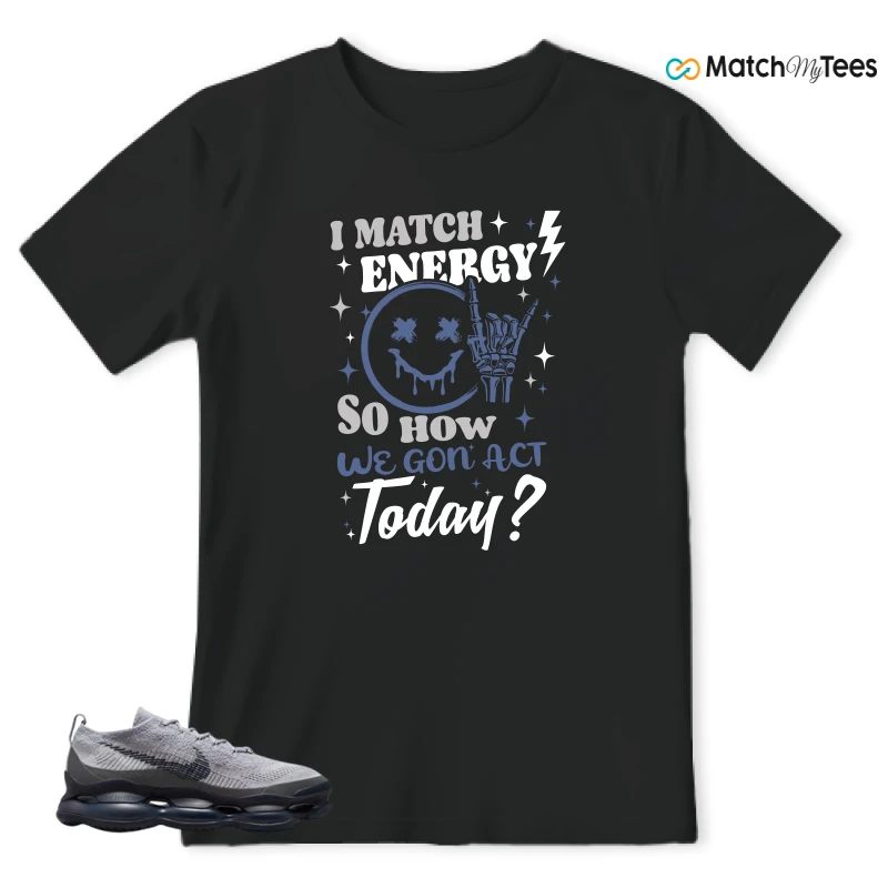 NIKE AIR MAX SCORPION DARK PEWTER MIDNIGHT NVAY SNEAKER Matching Tees t-shirt