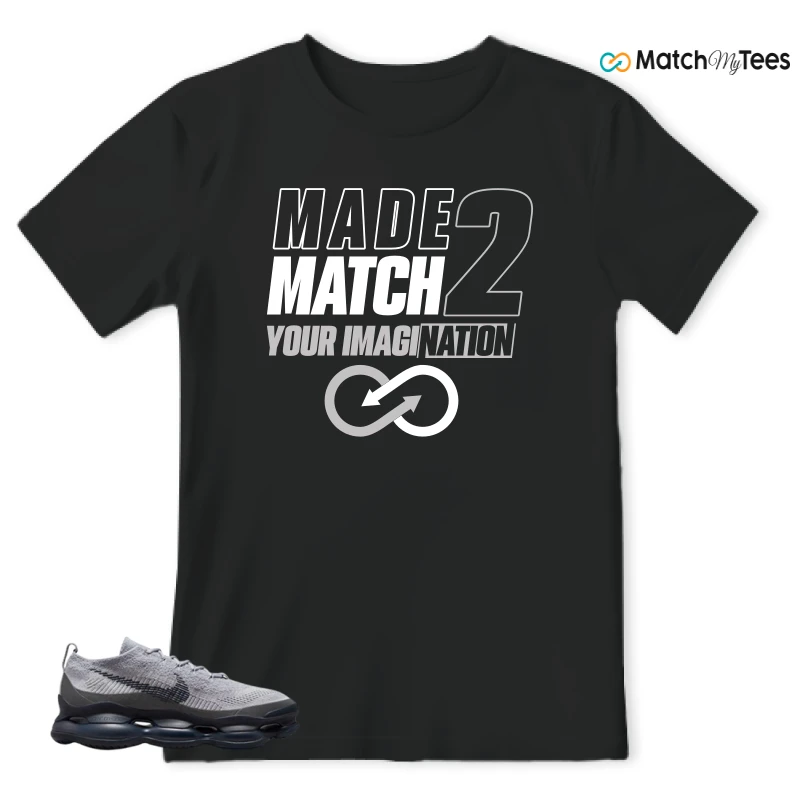 NIKE AIR MAX SCORPION DARK PEWTER MIDNIGHT NVAY SNEAKER Matching Tees t-shirt