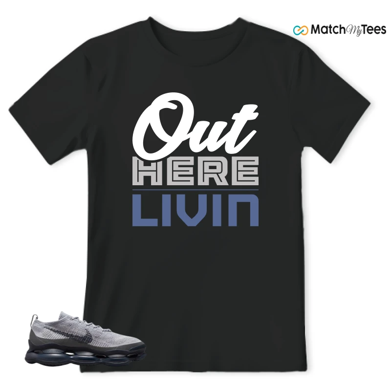 NIKE AIR MAX SCORPION DARK PEWTER MIDNIGHT NVAY SNEAKER Matching Tees t-shirt