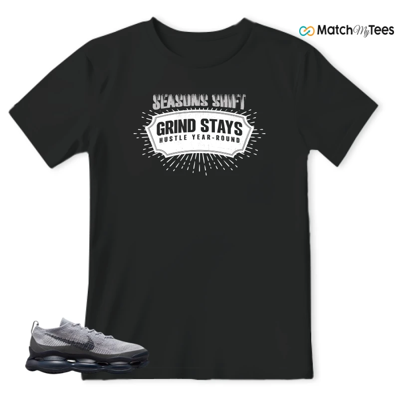 NIKE AIR MAX SCORPION DARK PEWTER MIDNIGHT NVAY SNEAKER Matching Tees t-shirt