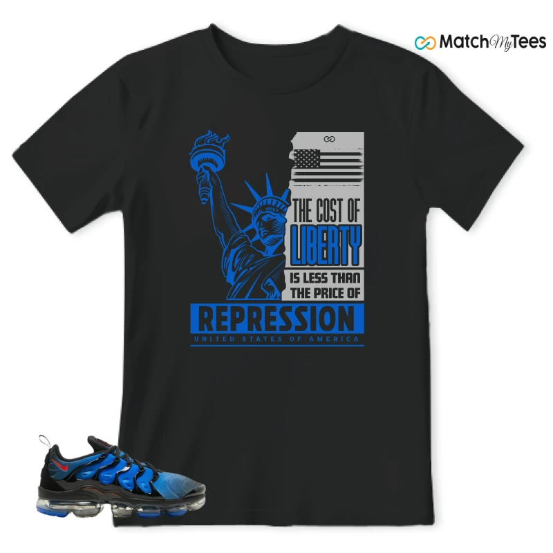 NIKE AIR VAPORMAX PLUS KNICKS SNEAKER Matching Tees t-shirt