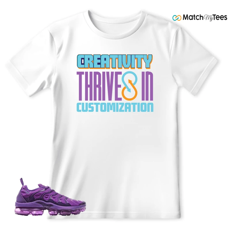 NIKE AIR VAPORMAX PLUS PURPLE SNEAKER Matching Tees t-shirt