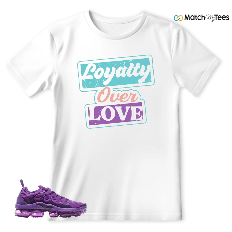 NIKE AIR VAPORMAX PLUS PURPLE SNEAKER Matching Tees t-shirt