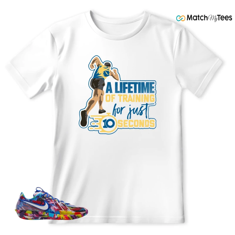 NIKE AIR ZOOM GT CUT 3 JEWELL LOYD PAINT SNEAKER Matching Tees t-shirt