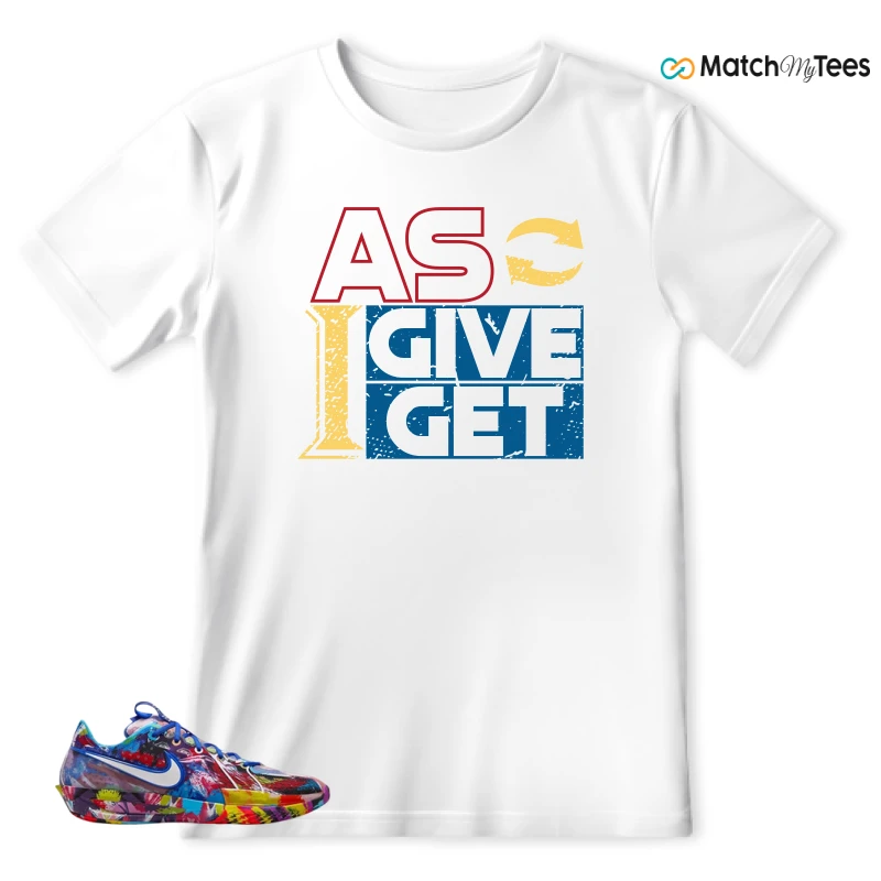 NIKE AIR ZOOM GT CUT 3 JEWELL LOYD PAINT SNEAKER Matching Tees t-shirt