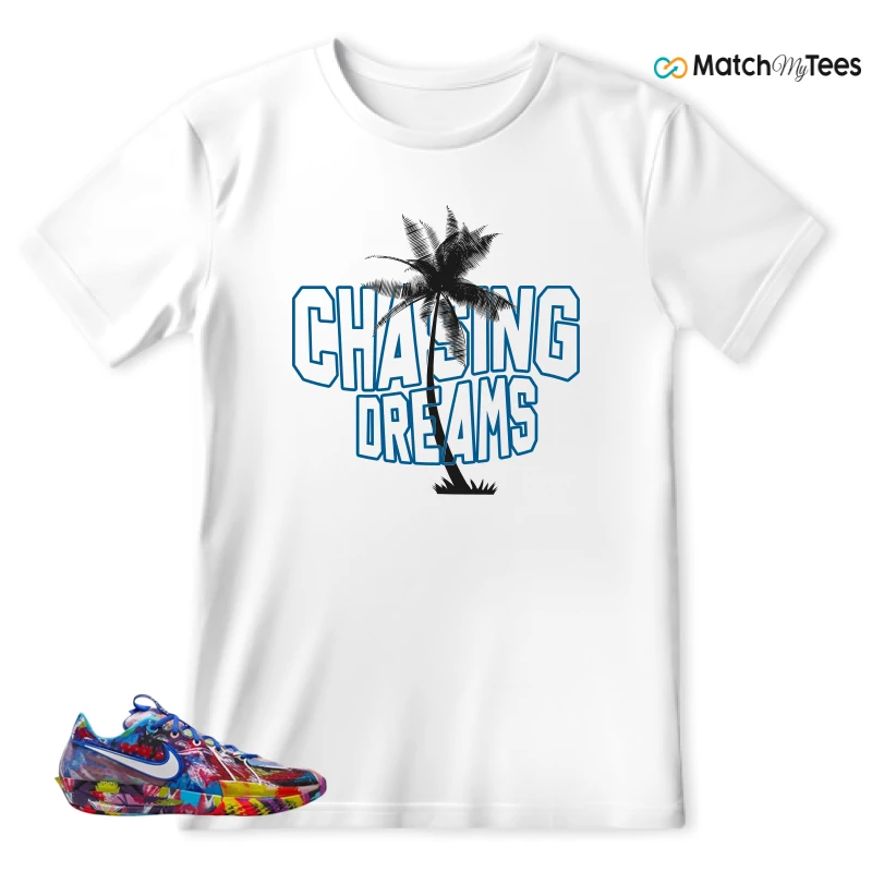 NIKE AIR ZOOM GT CUT 3 JEWELL LOYD PAINT SNEAKER Matching Tees T-shirt for Men