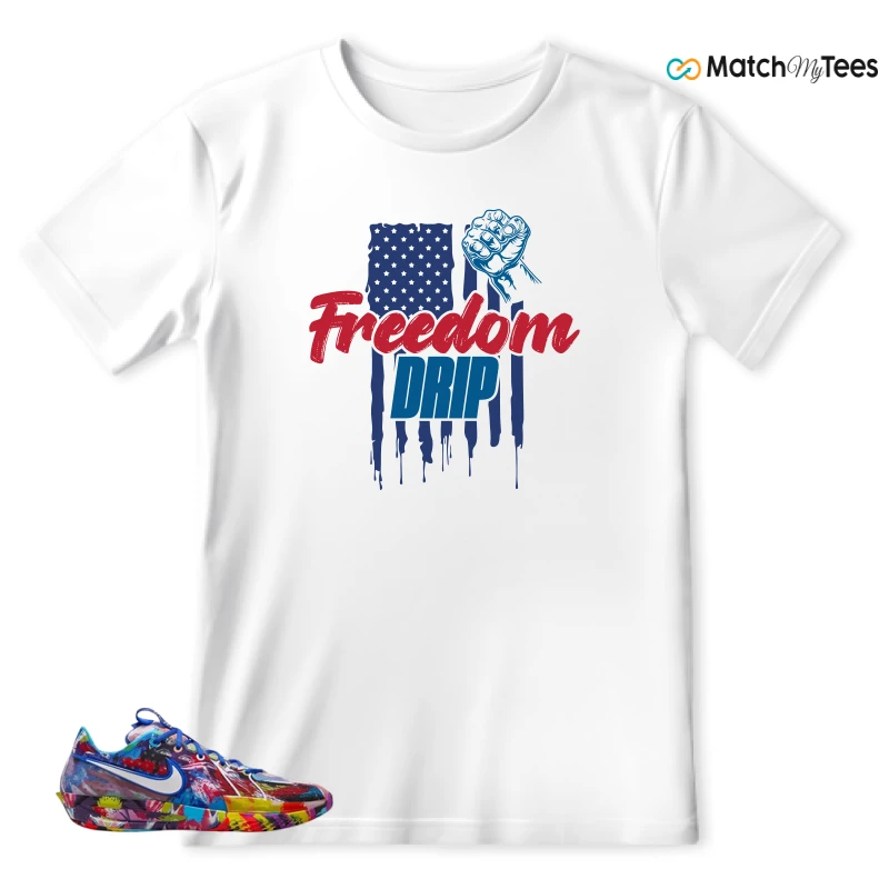 NIKE AIR ZOOM GT CUT 3 JEWELL LOYD PAINT SNEAKER Matching Tees t-shirt