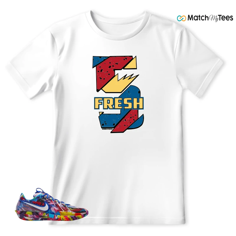 NIKE AIR ZOOM GT CUT 3 JEWELL LOYD PAINT SNEAKER Matching Tees T-shirt for Men