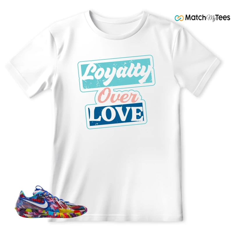 NIKE AIR ZOOM GT CUT 3 JEWELL LOYD PAINT SNEAKER Matching Tees t-shirt