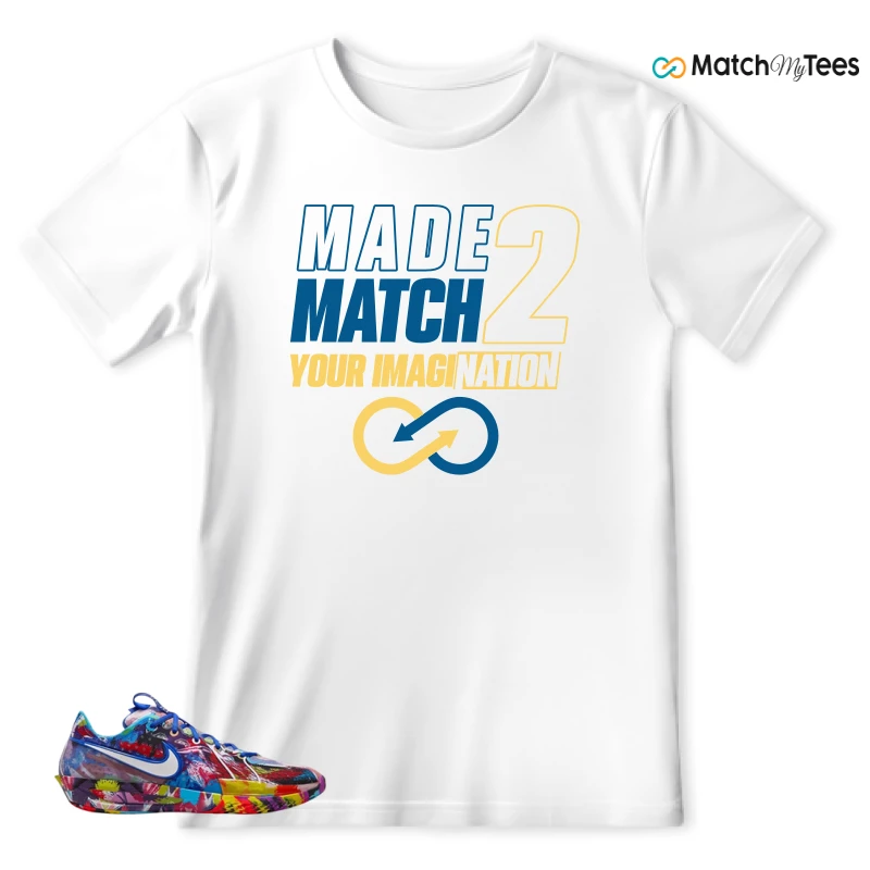 NIKE AIR ZOOM GT CUT 3 JEWELL LOYD PAINT SNEAKER Matching Tees t-shirt