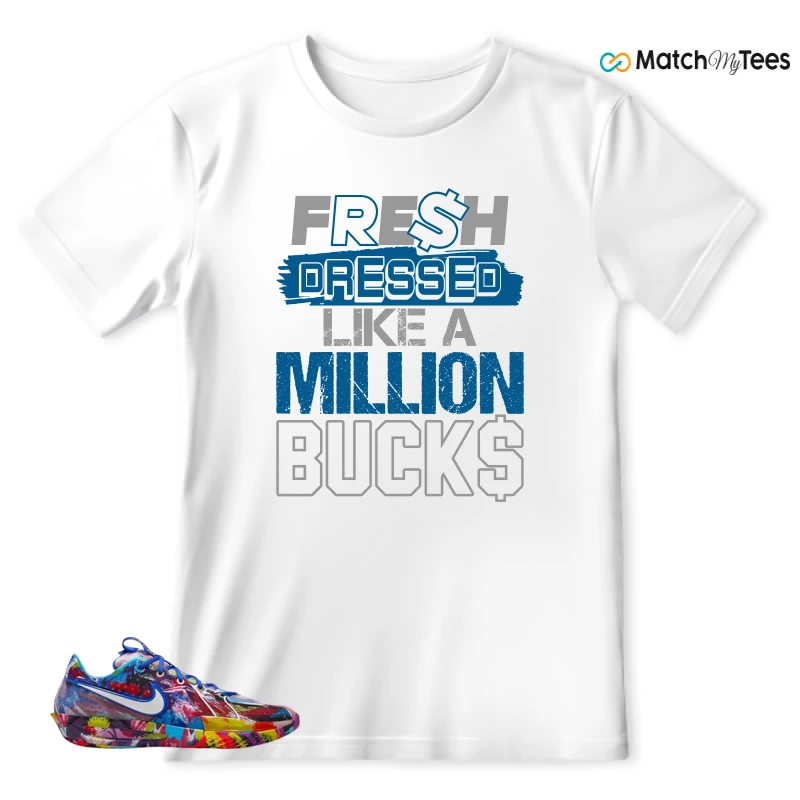 NIKE AIR ZOOM GT CUT 3 JEWELL LOYD PAINT SNEAKER Matching Tees t-shirt