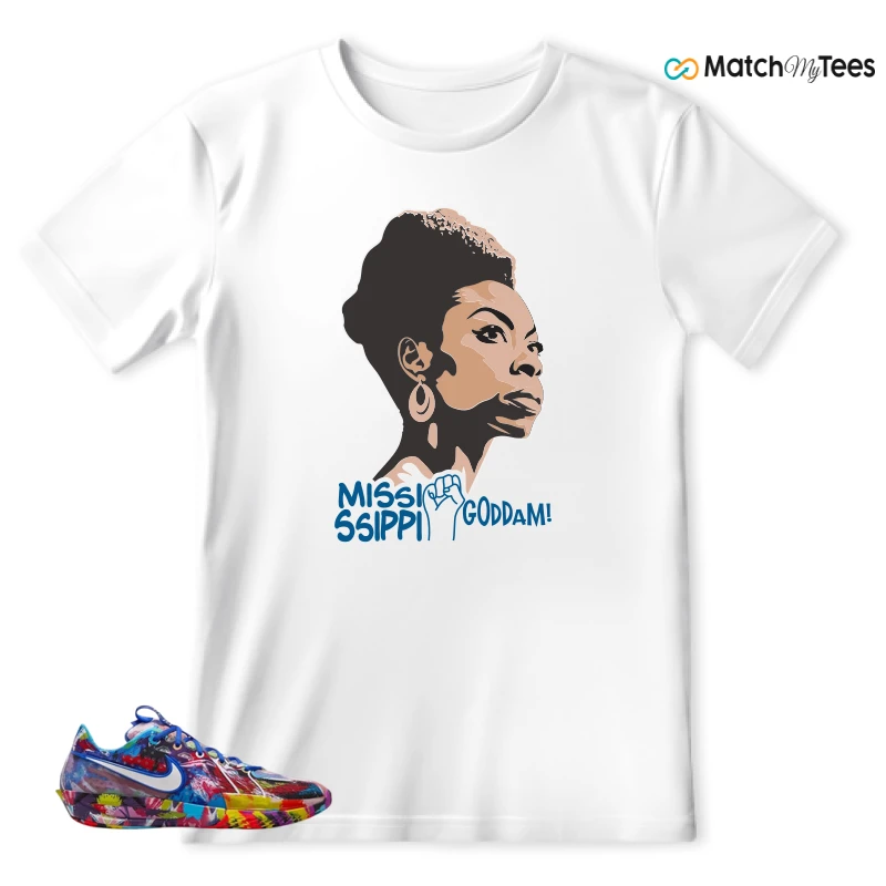 NIKE AIR ZOOM GT CUT 3 JEWELL LOYD PAINT SNEAKER Matching Tees t-shirt