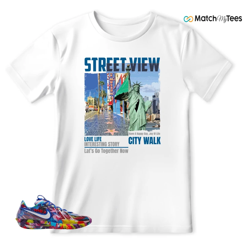 NIKE AIR ZOOM GT CUT 3 JEWELL LOYD PAINT SNEAKER Matching Tees t-shirt