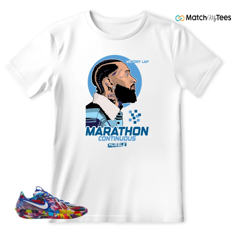 NIKE AIR ZOOM GT CUT 3 JEWELL LOYD PAINT SNEAKER Matching Tees t-shirt