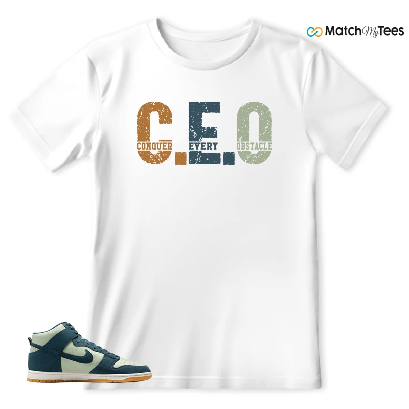 NIKE DUNK HIGH JADE HORIZON SNEAKER Matching Tees t-shirt