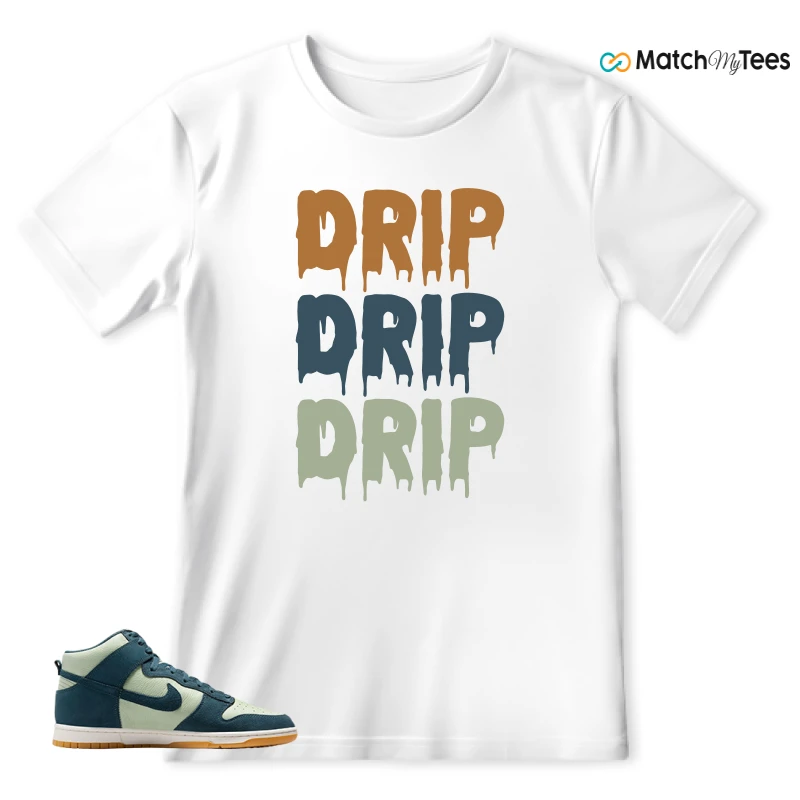 NIKE DUNK HIGH JADE HORIZON SNEAKER Matching Tees t-shirt