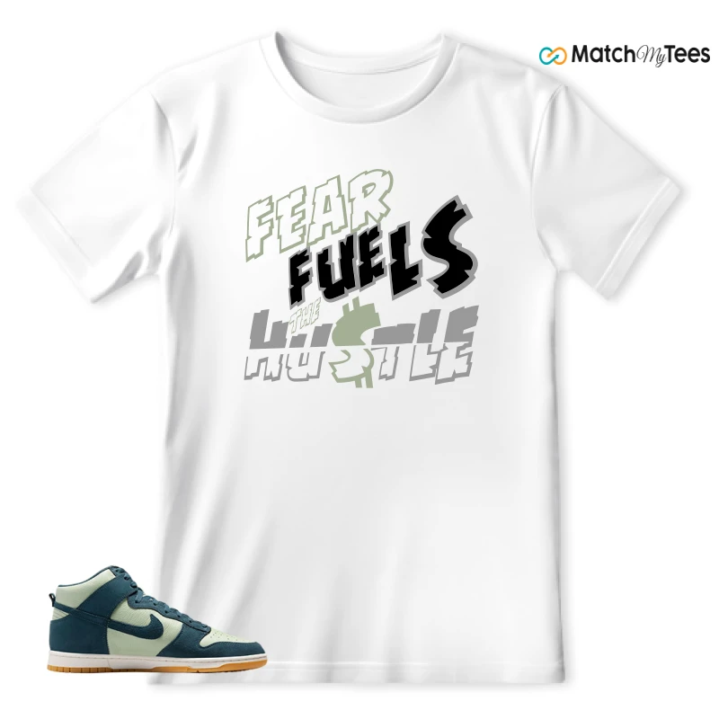 NIKE DUNK HIGH JADE HORIZON SNEAKER Matching Tees t-shirt