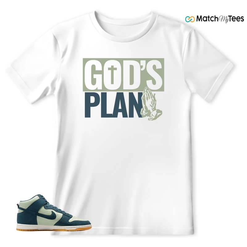 NIKE DUNK HIGH JADE HORIZON SNEAKER Matching Tees t-shirt