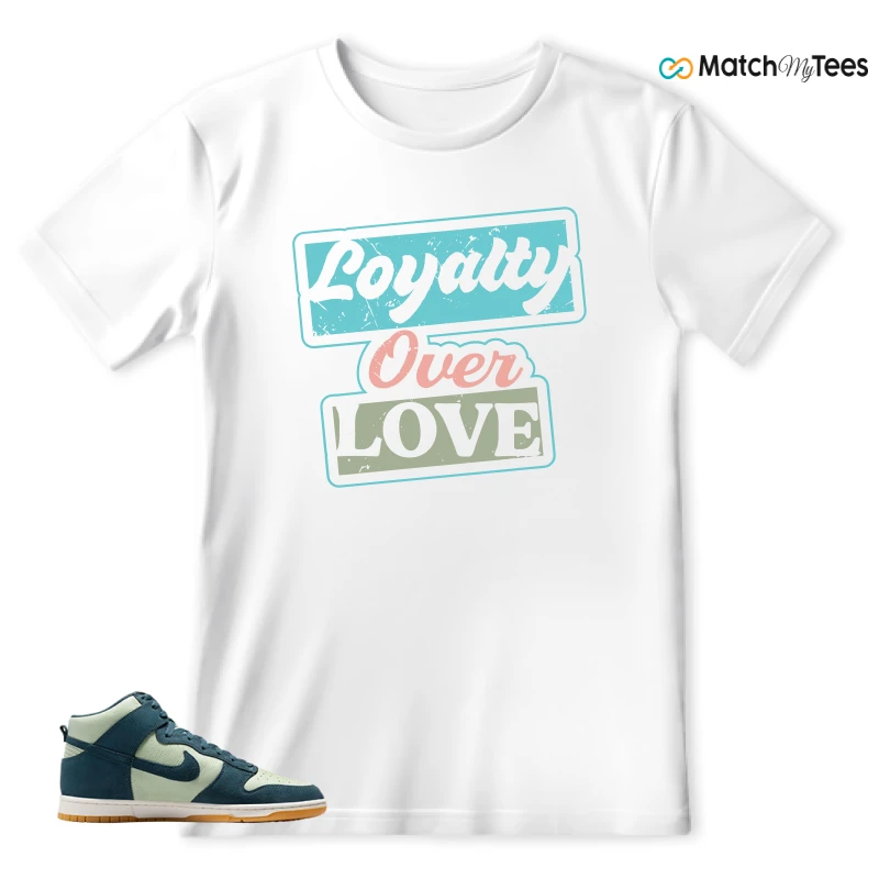 NIKE DUNK HIGH JADE HORIZON SNEAKER Matching Tees t-shirt