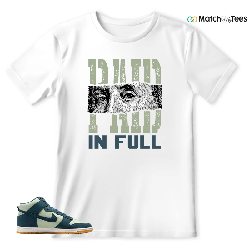 NIKE DUNK HIGH JADE HORIZON SNEAKER Matching Tees t-shirt