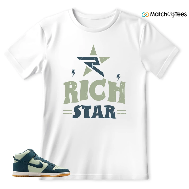 NIKE DUNK HIGH JADE HORIZON SNEAKER Matching Tees t-shirt