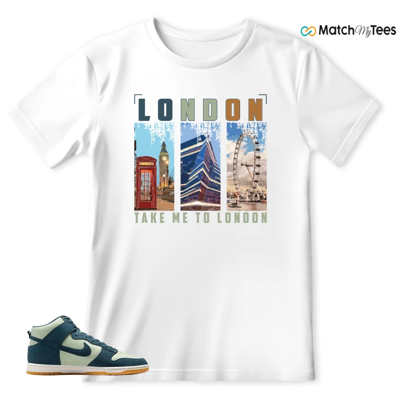 NIKE DUNK HIGH JADE HORIZON SNEAKER Matching Tees t-shirt