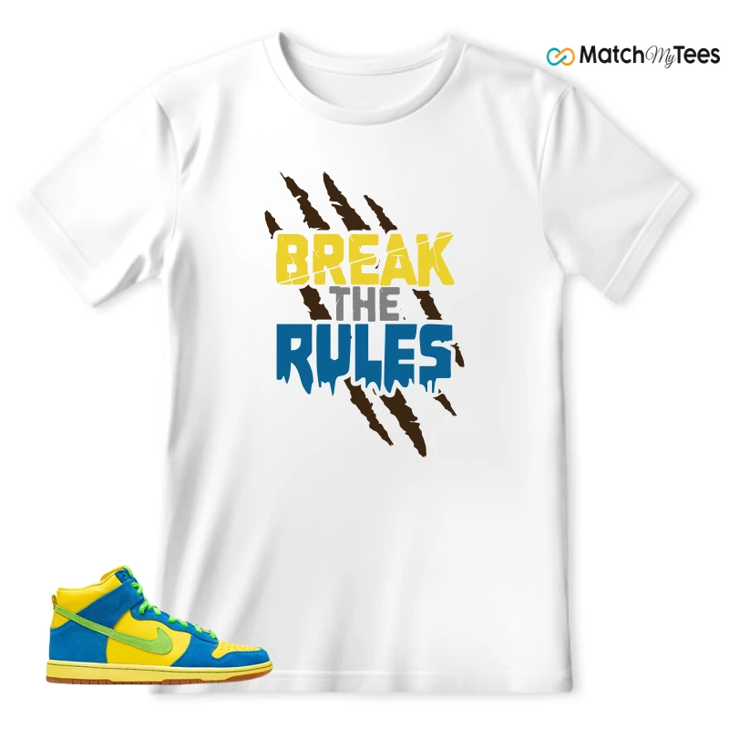 NIKE DUNK HIGH PRO SB MARGE SIMPSON SNEAKER Matching Tees t-shirt