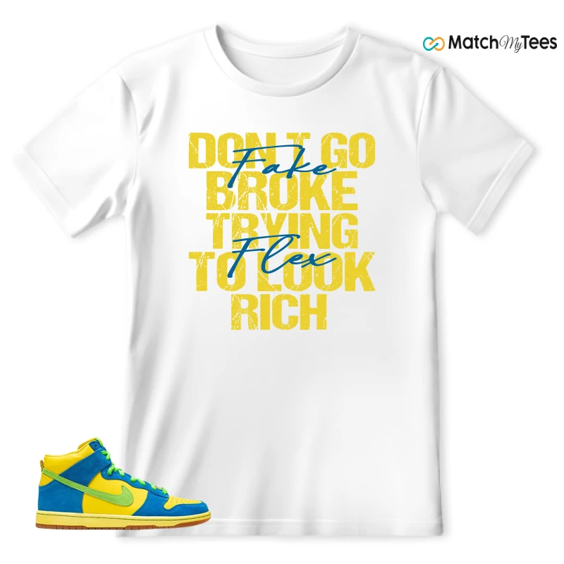 NIKE DUNK HIGH PRO SB MARGE SIMPSON SNEAKER Matching Tees t-shirt
