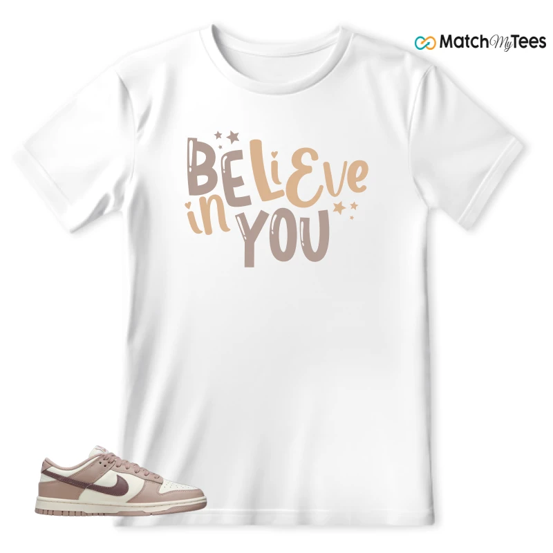 NIKE DUNK LOW DIFFUSED TAUPE (WOMEN'S) SNEAKER Matching Tees t-shirt