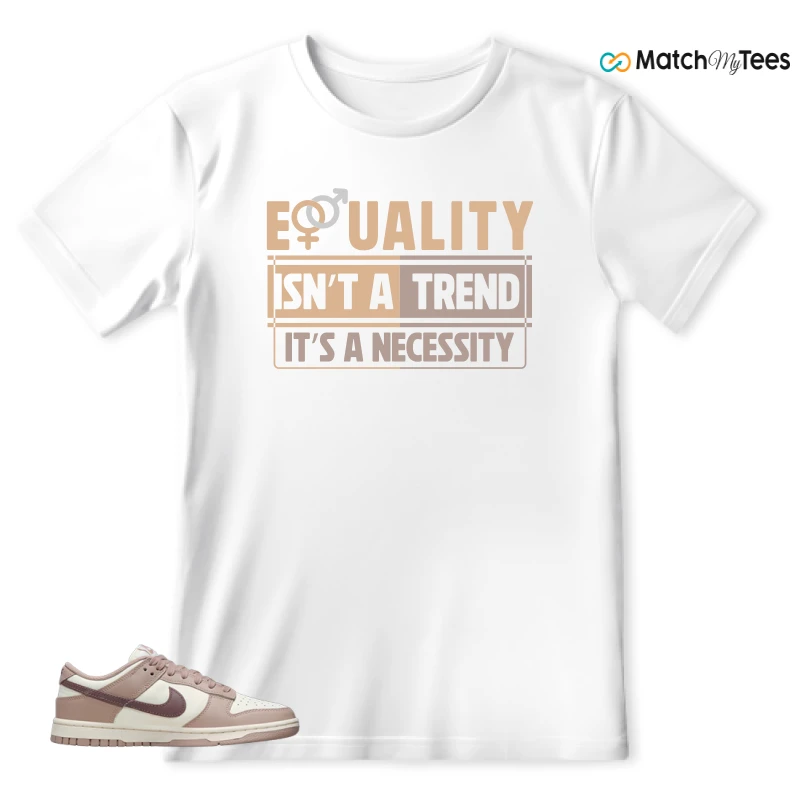 NIKE DUNK LOW DIFFUSED TAUPE (WOMEN'S) SNEAKER Matching Tees t-shirt