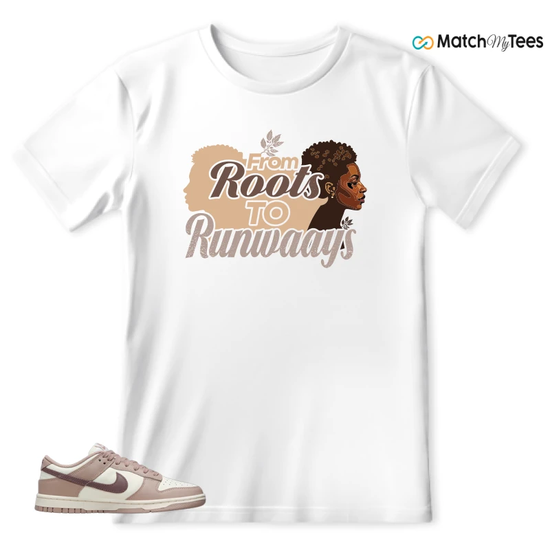 NIKE DUNK LOW DIFFUSED TAUPE (WOMEN'S) SNEAKER Matching Tees t-shirt