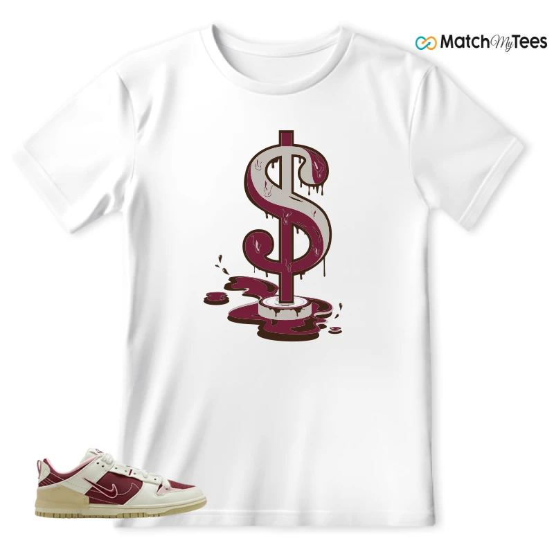 NIKE DUNK LOW DISRUPT 2 VALENTINE'S DAY WOMEN'S SNEAKER Matching Tees t-shirt