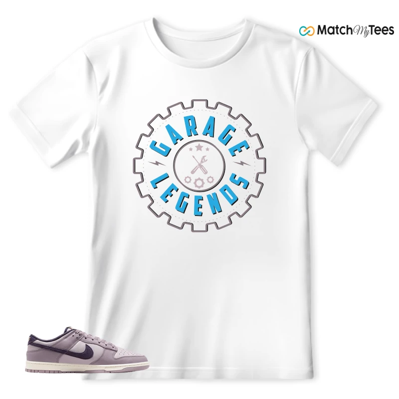 NIKE DUNK LOW LIGHT VIOLET ORE SNEAKER Matching Tees t-shirt