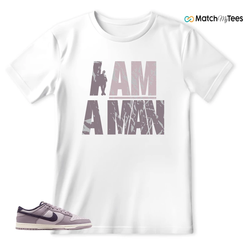 NIKE DUNK LOW LIGHT VIOLET ORE SNEAKER Matching Tees t-shirt
