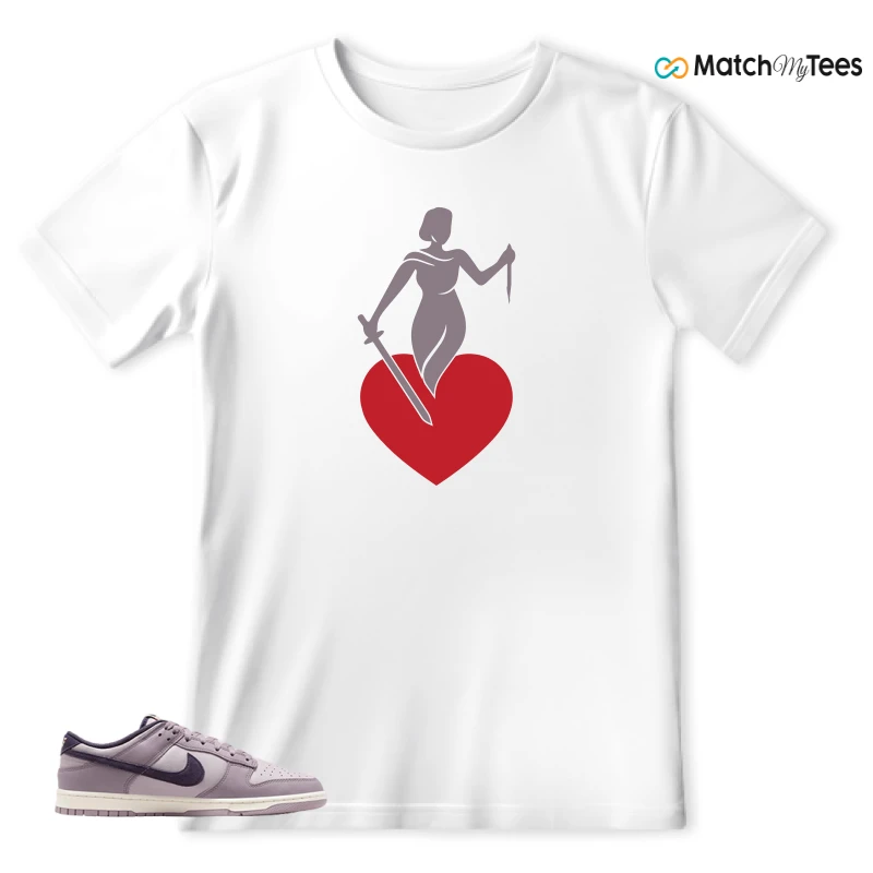 NIKE DUNK LOW LIGHT VIOLET ORE SNEAKER Matching Tees t-shirt