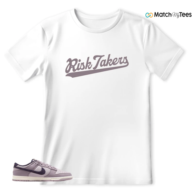 NIKE DUNK LOW LIGHT VIOLET ORE SNEAKER Matching Tees t-shirt