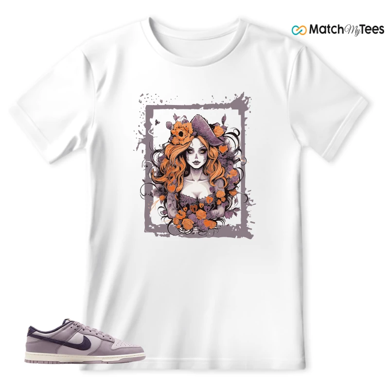 NIKE DUNK LOW LIGHT VIOLET ORE SNEAKER Matching Tees t-shirt