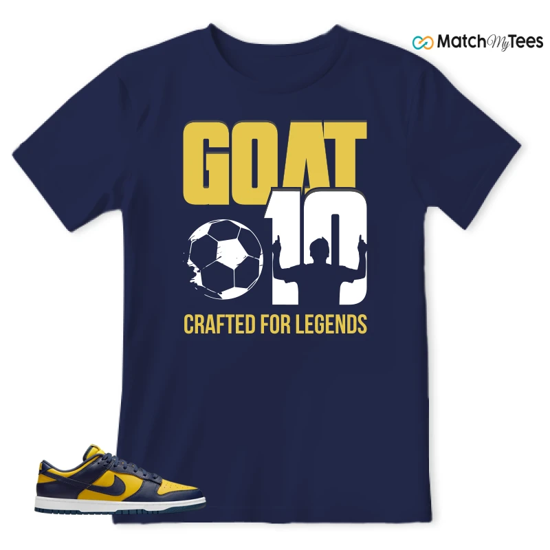 Goat 10-V2 Navy matching T-shirt T-shirt