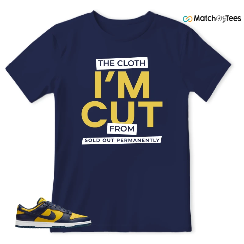 I'm Cut Navy matching T-shirt T-shirt