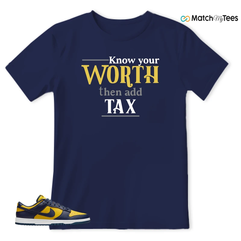 Worth Navy matching T-shirt T-shirt