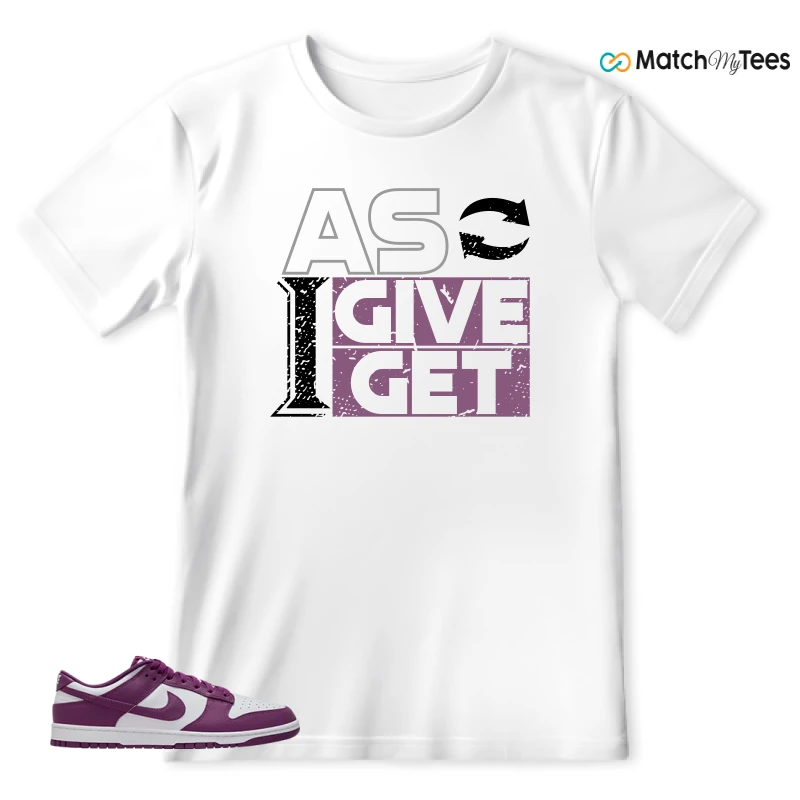 NIKE DUNK LOW WHITE VIOTECH SNEAKER Matching Tees t-shirt