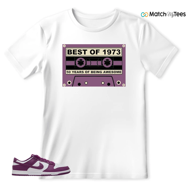 NIKE DUNK LOW WHITE VIOTECH SNEAKER Matching Tees t-shirt