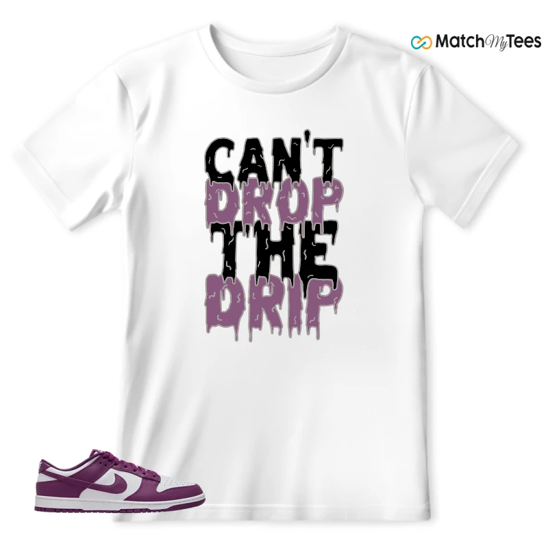NIKE DUNK LOW WHITE VIOTECH SNEAKER Matching Tees t-shirt